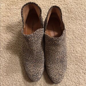 Lucky Brand Leopard Print Slip-On Shoes